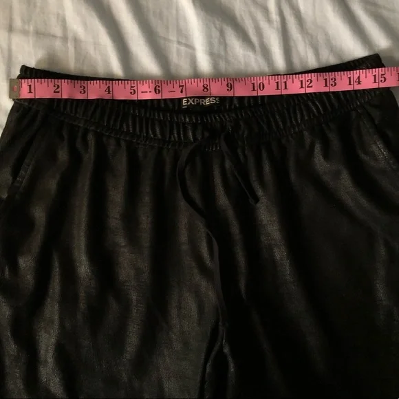 Express Faux Suede Jogger Sweatpants Elastic Waist - Picture 6 of 10